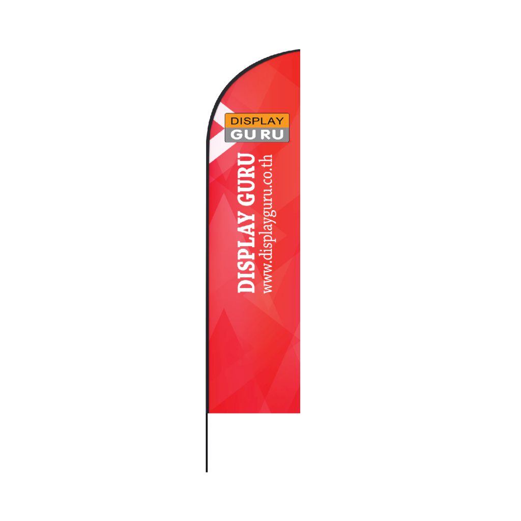 JFlag (ขนาด 50 × 150180 cm) Display GURU อุปกรณ์ออกบูธราคาขายส่ง