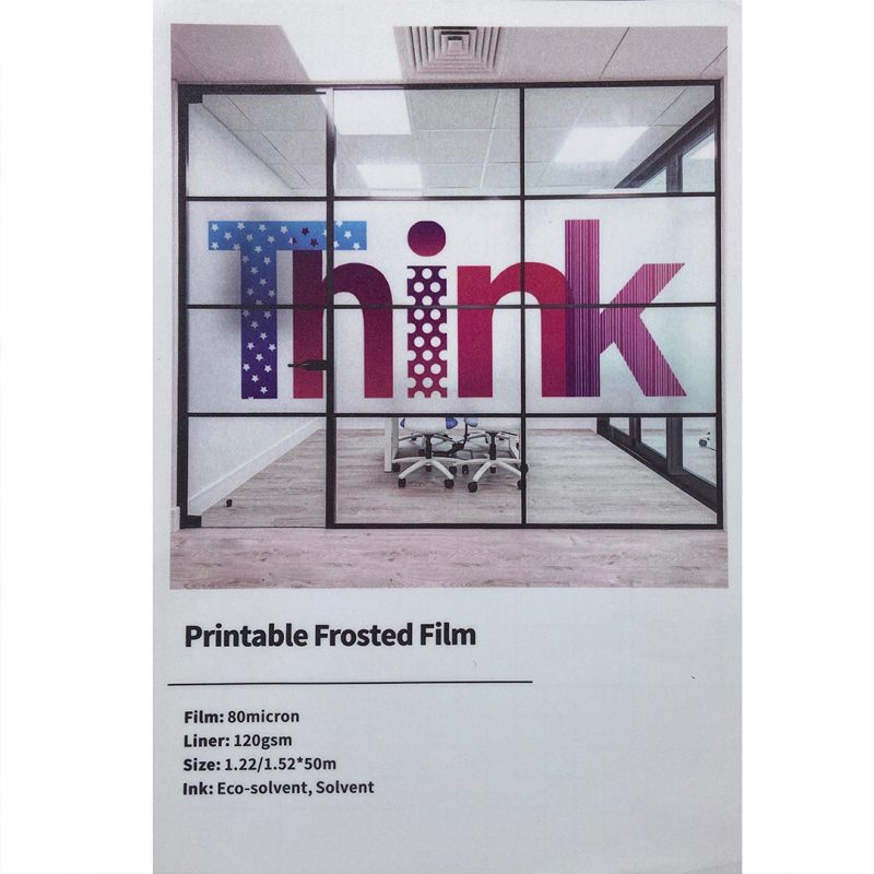 Frosted Decoration Glass Printed Film สติ๊กเกอร์ฝ้าติดกระจกพิมพ์ลาย - Image 5