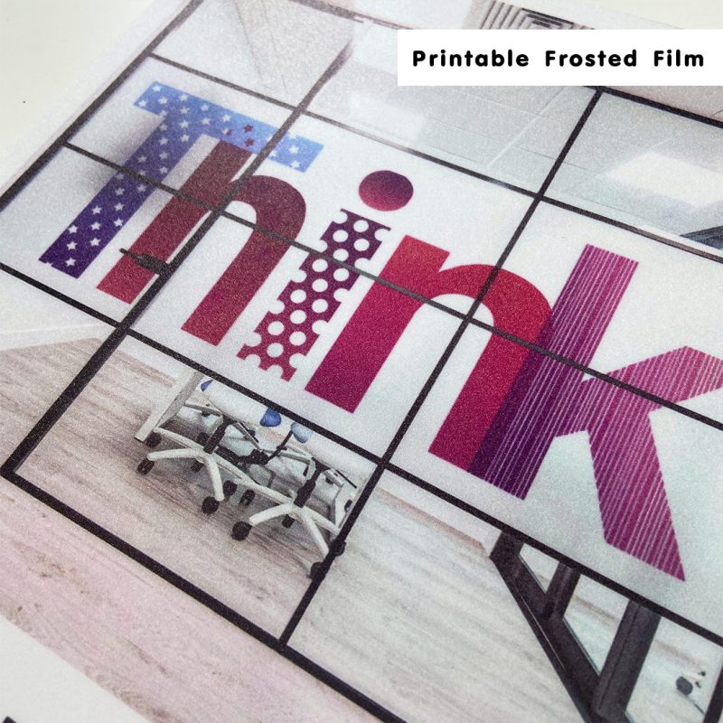 Frosted Decoration Glass Printed Film สติ๊กเกอร์ฝ้าติดกระจกพิมพ์ลาย - Image 7