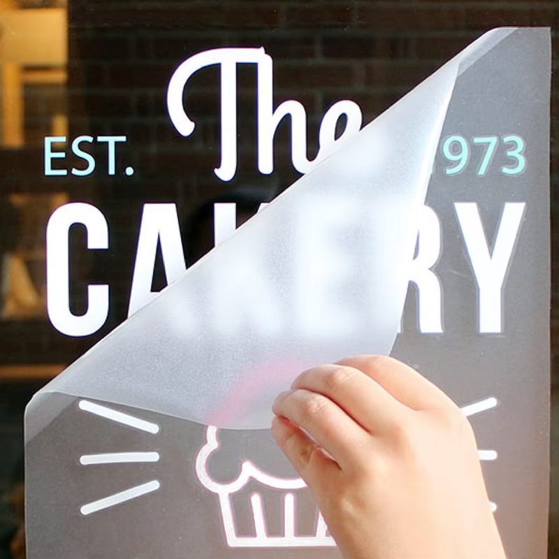 Glass Decoration Die-Cut Sticker สติ๊กเกอร์ติดกระจก Die-Cut ไม่พิมพ์ - Image 6