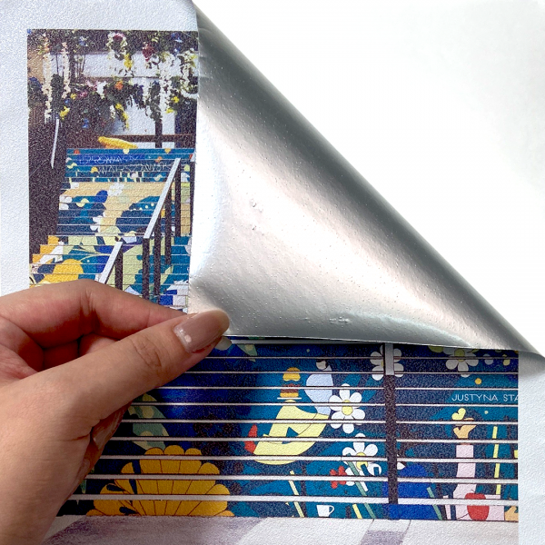 Aluminium foil based floor สติ๊กเกอร์ฟอยล์ติดพื้น