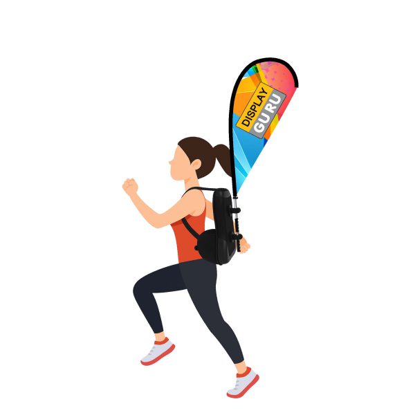 กระเป๋าเป้สะพายธง แบบ หยดน้ำ