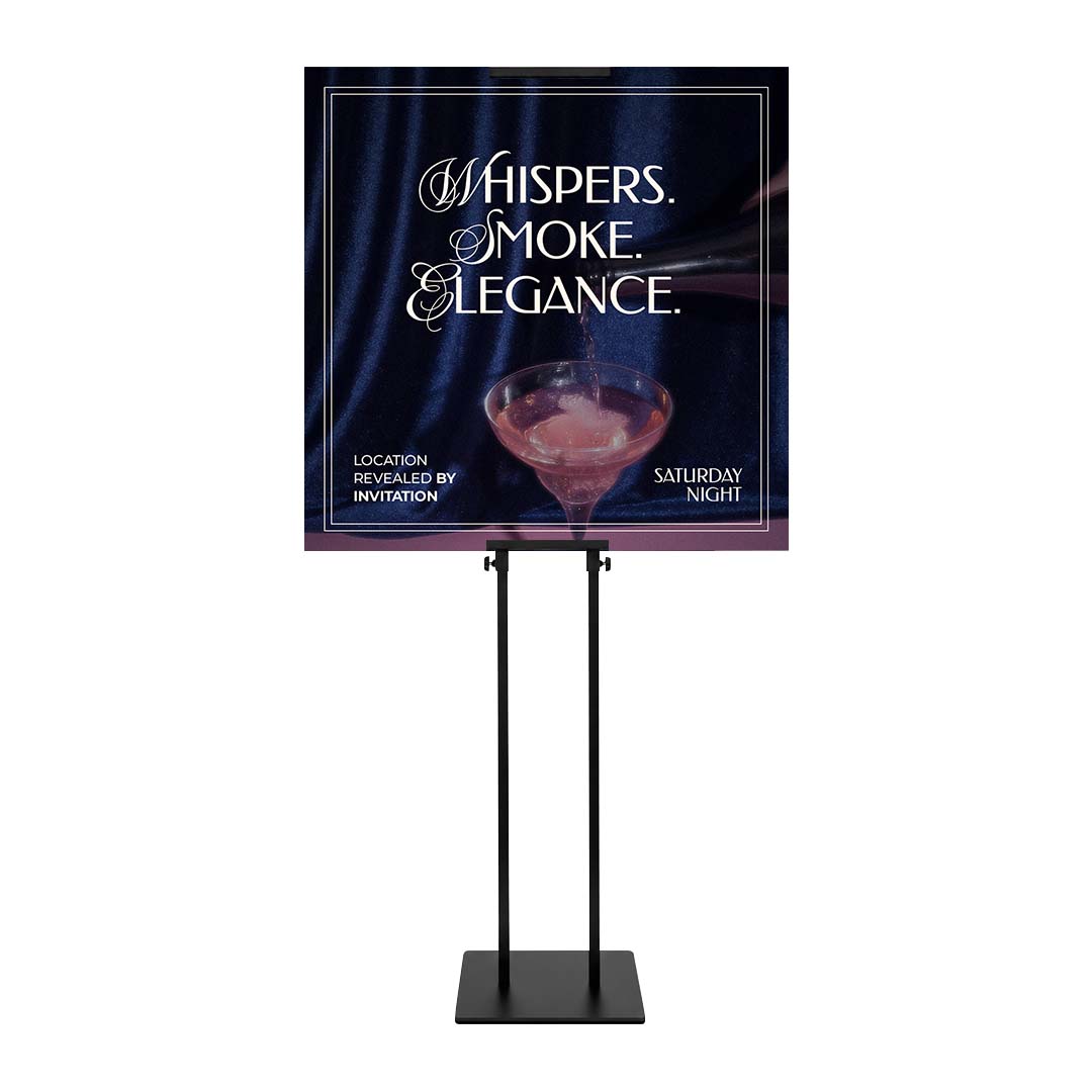 ป้ายตั้งพื้น Poster Display Stand - Image 5