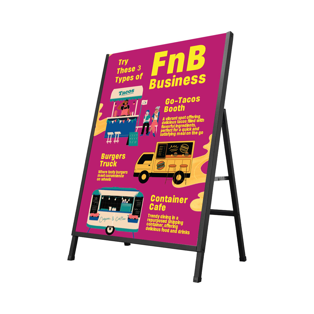 ป้ายตั้งพื้น Poster A Stand - Image 8