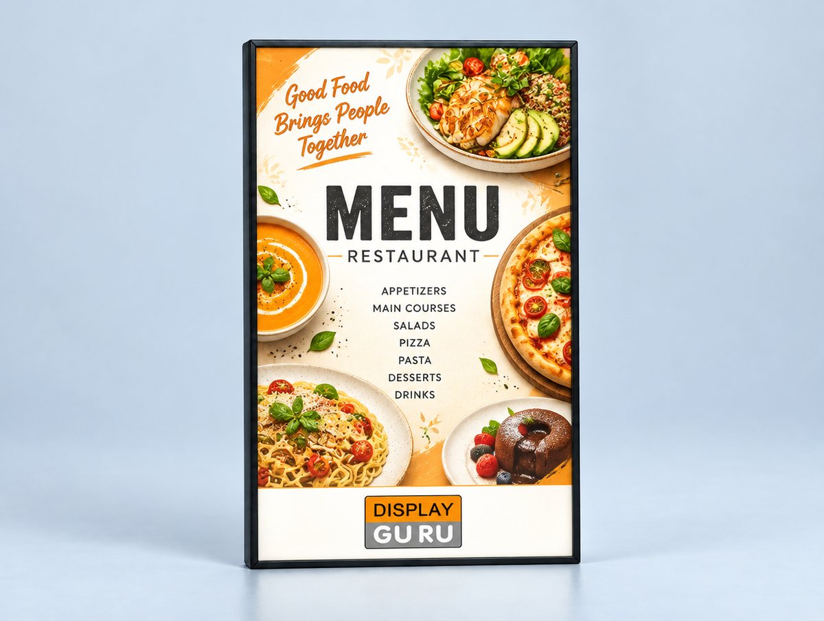 ป้ายไฟ Lightbox กล่องไฟ Slim Lightbox Display Guru