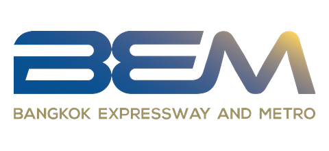 โลโก้ BEM ทางด่วนและรถไฟฟ้ากรุงเทพ ลูกค้า Display Guru